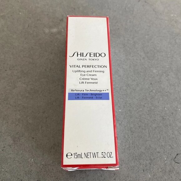 Shiseido 💎 Other - Shiseido Vital Perfection UPLIFTING and FIRMING EYE CREAM 0.52oz/15ml | New